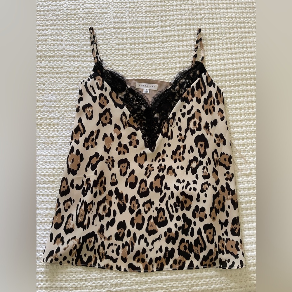 Cheetah Blouse Tanktop - S